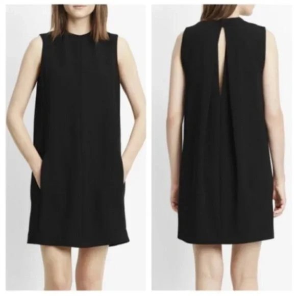 Vince Dresses & Skirts - Vince Keyhole Sleeveless Shift Dress, Black, Size 2